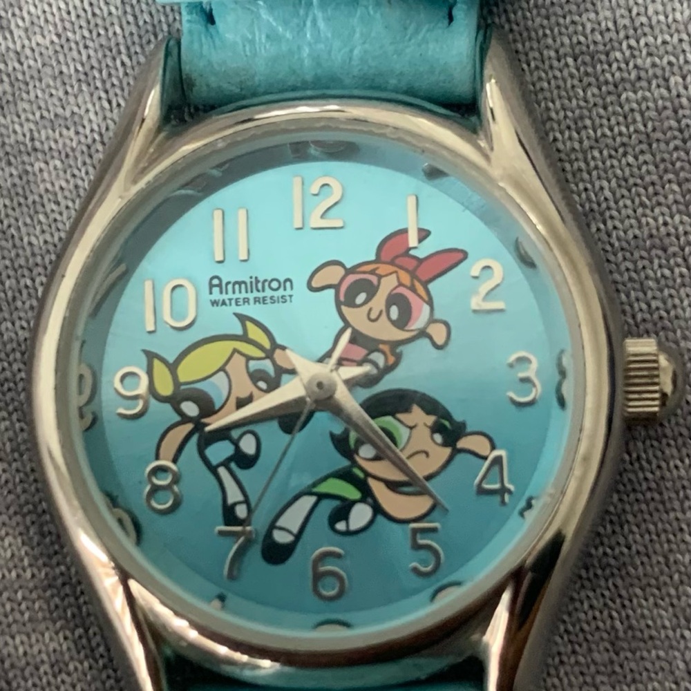 Armitron Teal Powerpuff Girls Watch
